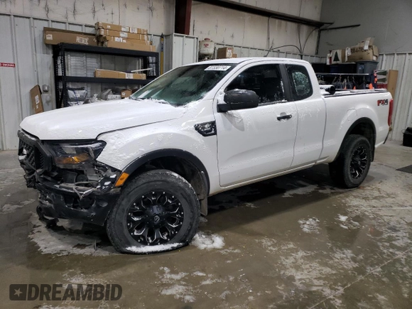 2019 Ford Ranger XL with VIN 1FTER1FH5KLB21851, listed as a Copart auction lot 87330714 with 83,941 mi miles and Salvage Title. Bid and sale history available at DreamBid. Image 1.