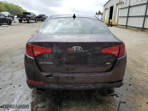 2013 Kia Optima LX with VIN 5XXGM4A76DG208801, listed as a Copart auction lot 51605935 with 188,226 mi miles and Salvage Title. Bid and sale history available at carsss.com. Image 6.