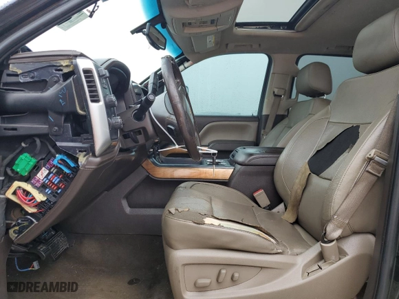 2015 Chevrolet Silverado 1500 LTZ with VIN 3GCUKSEJ9FG319961, listed as a Copart auction lot 43049275 with 0 mi miles and Salvage Title. Bid and sale history available at carsss.com. Image 7.