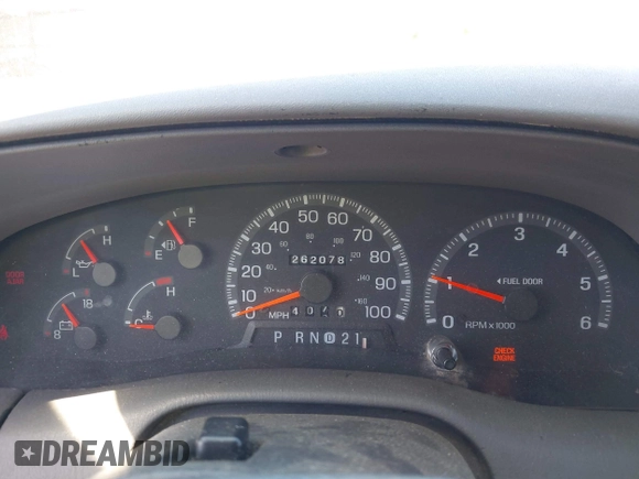1998 Ford F-150 с VIN 1FTZX1727WNB73834, выставлен на аукционе IAAI как лот 42250564 с пробегом 262 078 миль миль и . История ставок и продаж доступна на DreamBid. Изображение 7.