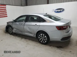 2024 Volkswagen Jetta S with VIN 3VW5M7BU4RM025266, listed as a Copart auction lot 60506155 with 43,875 mi miles and Non repairable. Bid and sale history available at DreamBid. Image 2.
