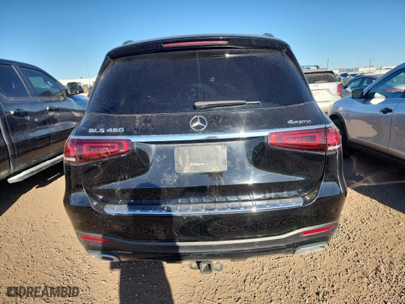 2022 Mercedes-Benz GLS with VIN 4JGFF5KE8NA726376, listed as a Copart auction lot 50132395 with 45,710 mi miles and Salvage Title. Bid and sale history available at carsss.com. Image 6.