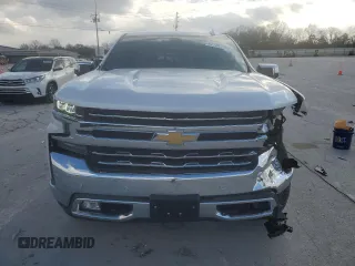 2019 Chevrolet Silverado 1500 LTZ with VIN 1GCUYGEDXKZ163879, listed as a Copart auction lot 42120705 with 52,641 mi miles and Salvage Title. Bid and sale history available at DreamBid. Image 5.