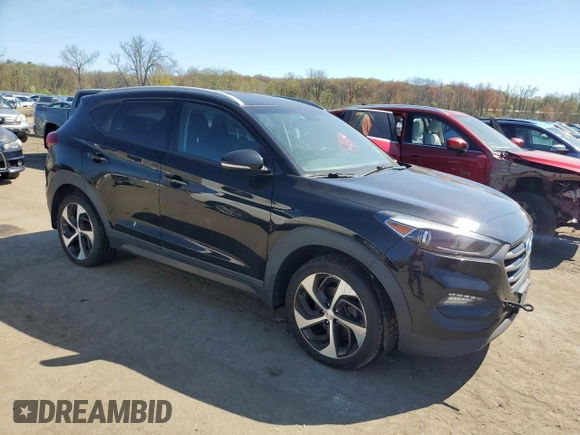 2016 Hyundai Tucson Limited with VIN KM8J3CA29GU036099, listed as a Copart auction lot 51819014 with 81,176 mi miles and Clean Title. Bid and sale history available at carsss.com. Image 4.