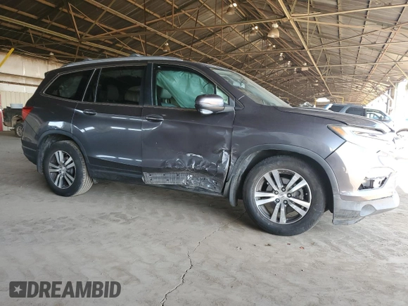 2016 Honda Pilot EX-L with VIN 5FNYF5H70GB028361, listed as a Copart auction lot 45791915 with 138,412 mi miles and Salvage Title. Bid and sale history available at DreamBid. Image 4.