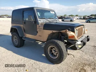 1999 Jeep Wrangler Sport with VIN 1J4FY19S7XP464377, listed as a Copart auction lot 73062074 with 89,915 mi miles and Salvage Title. Bid and sale history available at carsss.com. Image 4.