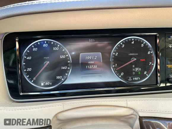 2015 Mercedes-Benz S 550 with VIN WDDUG8CB5FA129871, listed as a Copart auction lot 64247165 with 112,735 mi miles and Clean title. Bid and sale history available at DreamBid. Image 8.