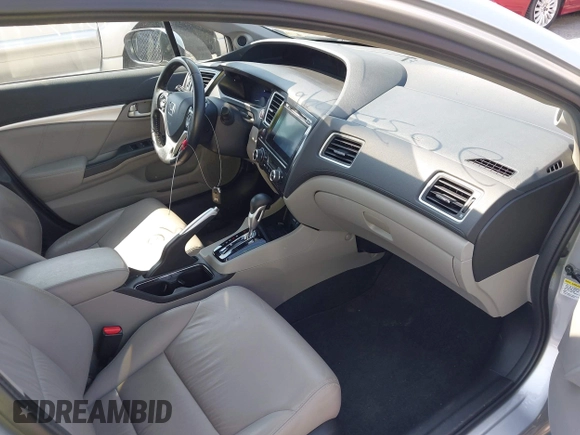 2015 Honda Civic Sedan EX-L with VIN 19XFB2F91FE055109, listed as a IAAI auction lot 42035796 with 199,557 mi miles. Bid and sale history available at carsss.com. Image 5.