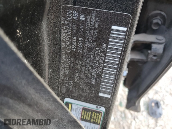2014 Kia Cadenza Premium with VIN KNALN4D75E5163201, listed as a Copart auction lot 61553824 with 133,490 mi miles and Salvage Title. Bid and sale history available at carsss.com. Image 13.