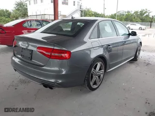 2014 Audi S4 Premium Plus with VIN WAUBGAFL6EA045163, listed as a IAAI auction lot 41987383 with 64,495 mi miles. Bid and sale history available at carsss.com. Image 4.