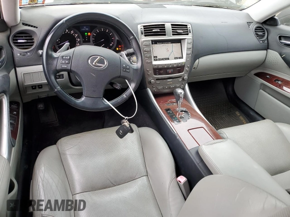2007 Lexus IS 250 with VIN JTHCK262972018893, listed as a Copart auction lot 52823775 with 236,155 mi miles and Clean Title. Bid and sale history available at carsss.com. Image 8.