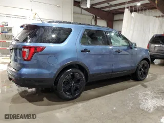 2019 Ford Explorer Sport with VIN 1FM5K8GT1KGA58980, listed as a Copart auction lot 48979505 with 73,262 mi miles and Non Repairable. Bid and sale history available at carsss.com. Image 3.