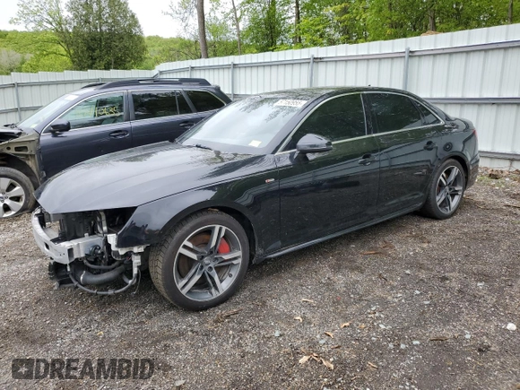 2018 Audi A4 Premium Plus с VIN WAUENAF42JA153821, выставлен на аукционе Copart как лот 57150955 с пробегом 54 792 миль миль и Списание • Salvage title. История ставок и продаж доступна на DreamBid. Изображение 1.