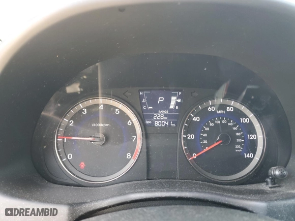 2013 Hyundai Accent GL with VIN KMHCT5AE6DU084444, listed as a Copart auction lot 52171965 with 80,041 mi miles and Salvage Title. Bid and sale history available at carsss.com. Image 9.