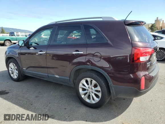 2014 Kia Sorento EX with VIN 5XYKUDA72EG466725, listed as a Copart auction lot 45900105 with 121,980 mi miles and Salvage Title. Bid and sale history available at carsss.com. Image 2.