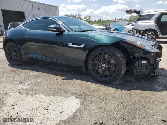 2015 Jaguar F-TYPE V6 S with VIN SAJWA6BC8F8K14232, listed as a Copart auction lot 52174245 with 64,852 mi miles and Salvage Title. Bid and sale history available at carsss.com. Image 4.
