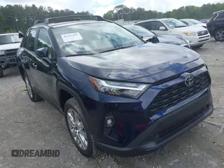 2025 Toyota RAV4 XLE Premium with VIN 2T3A1RFV7SW514631, listed as a IAAI auction lot 42247225 with 4,815 mi miles and . Bid and sale history available at DreamBid. Image 1.