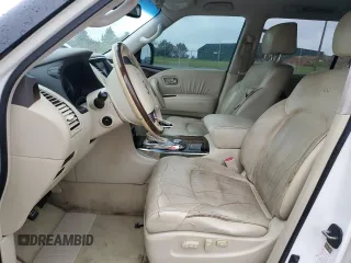 2012 Infiniti QX56 7-passenger with VIN JN8AZ2NF8C9517540, listed as a Copart auction lot 75046604 with 213,468 mi miles and Salvage Title. Bid and sale history available at carsss.com. Image 7.