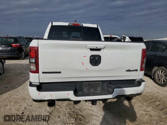 2020 Ram 1500 Big Horn with VIN 1C6SRFFT9LN330916, listed as a Copart auction lot 45037885 with 120,818 mi miles and Salvage Title. Bid and sale history available at carsss.com. Image 6.