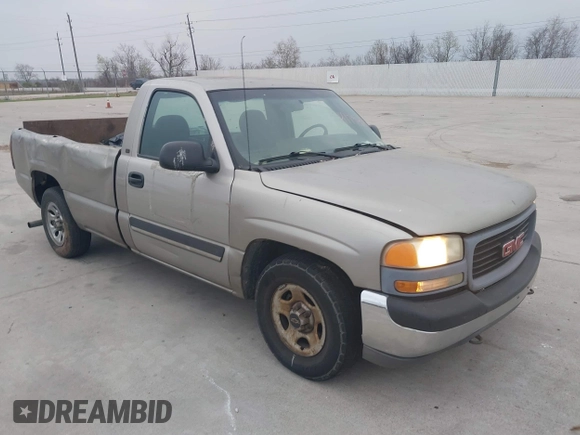 2000 GMC Sierra 1500 SL with VIN 1GTEC14VXYE393447, listed as a IAAI auction lot 41794897 with 256,993 mi miles and . Bid and sale history available at DreamBid. Image 1.