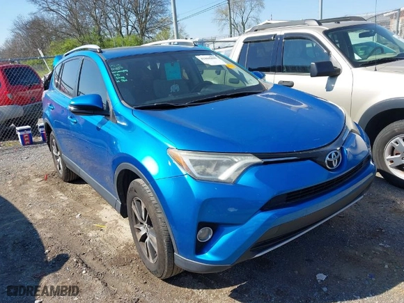 2016 Toyota RAV4 XLE with VIN JTMWFREV3GJ098415, listed as a IAAI auction lot 41866800 with 97,440 mi miles. Bid and sale history available at carsss.com. Image 1.