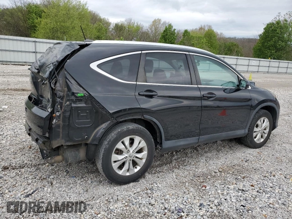 2014 Honda CR-V EX-L with VIN 2HKRM4H75EH697020, listed as a Copart auction lot 51766505 with 179,302 mi miles and Salvage Title. Bid and sale history available at carsss.com. Image 3.
