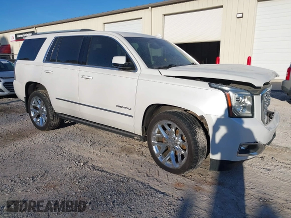2018 GMC Yukon Denali with VIN 1GKS2CKJ4JR218924, listed as a IAAI auction lot 41702225 with 114,719 mi miles. Bid and sale history available at carsss.com. Image 1.