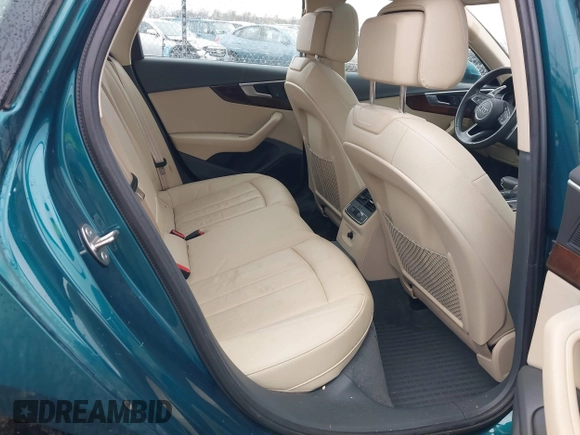 2017 Audi A4 with VIN WAUENBF41HA063494, listed as a IAAI auction lot 41965803 with 61,926 mi miles and . Bid and sale history available at DreamBid. Image 8.