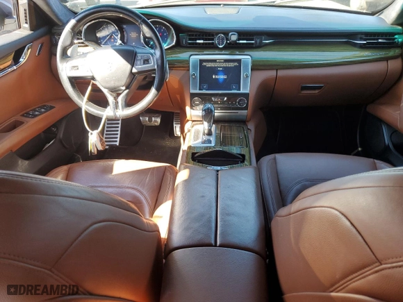 2015 Maserati Quattroporte S Q4 with VIN ZAM56RRA7F1134183, listed as a Copart auction lot 74269804 with 101,559 mi miles and Clean Title. Bid and sale history available at carsss.com. Image 8.