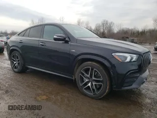 2023 Mercedes-Benz GLE 53 AMG with VIN 4JGFD6BB8PA858560, listed as a Copart auction lot 44594625 with 11,851 mi miles and Salvage title. Bid and sale history available at DreamBid. Image 4.