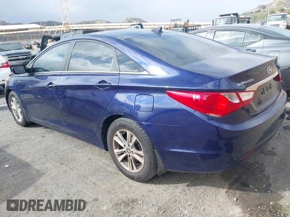 2013 Hyundai Sonata GLS with VIN 5NPEB4AC8DH598296, listed as a IAAI auction lot 41773200 with 184,071 mi miles and . Bid and sale history available at carsss.com. Image 3.