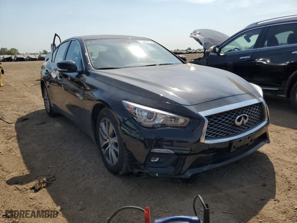 2021 Infiniti Q50 3.0t PURE with VIN JN1EV7AR0MM751906, listed as a Copart auction lot 71446174 with NaN miles and Salvage Title. Bid and sale history available at carsss.com. Image 4.