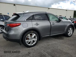 2013 Infiniti FX with VIN JN8CS1MU2DM141035, listed as a Copart auction lot 73953754 with 164,253 mi miles and Salvage Title. Bid and sale history available at DreamBid. Image 3.