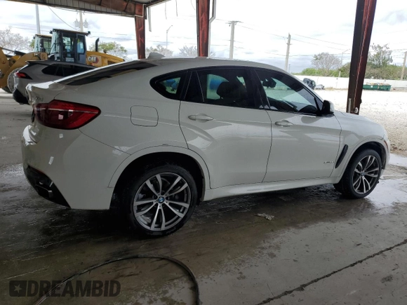 2016 BMW X6 sDrive35i with VIN 5UXKU0C56G0F93346, listed as a Copart auction lot 78287264 with 107,702 mi miles and Salvage Title. Bid and sale history available at carsss.com. Image 3.