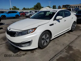 2013 Kia Optima Hybrid LX with VIN KNAGM4ADXD5056352, listed as a Copart auction lot 72418074 with 135,560 mi miles and Salvage Title. Bid and sale history available at carsss.com. Image 1.