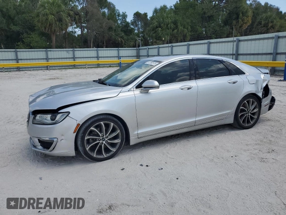2018 Lincoln MKZ Hybrid Select with VIN 3LN6L5LU6JR625352, listed as a Copart auction lot 57350515 with 156,723 mi miles and Salvage title. Bid and sale history available at DreamBid. Image 1.