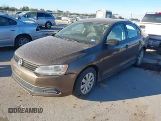 2011 Volkswagen Jetta Sedan S with VIN 3VW2K7AJ1BM395161, listed as a IAAI auction lot 41819393 with 98,410 mi miles. Bid and sale history available at carsss.com. Image 2.
