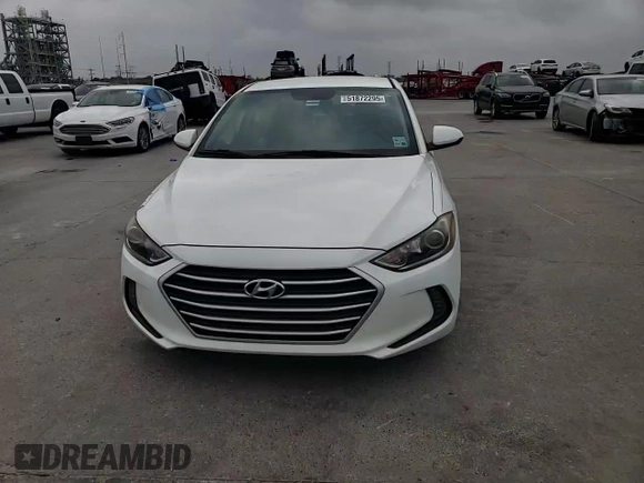 2017 Hyundai Elantra SE with VIN 5NPD84LF4HH115698, listed as a Copart auction lot 51872295 with 53,587 mi miles and Salvage Title. Bid and sale history available at DreamBid. Image 11.