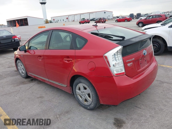 2011 Toyota Prius I with VIN JTDKN3DU9B0300373, listed as a IAAI auction lot 42168355 with 289,676 mi miles and . Bid and sale history available at DreamBid. Image 3.