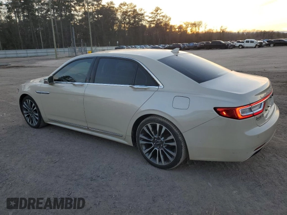 2018 Lincoln Continental Select with VIN 1LN6L9SK9J5610435, listed as a Copart auction lot 41444485 with 43,833 mi miles and Salvage Title. Bid and sale history available at carsss.com. Image 2.