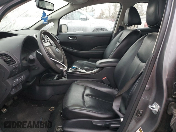2017 Nissan LEAF SL with VIN 1N4BZ0CP2HC308102, listed as a Copart auction lot 78698474 with 87,432 mi miles and Salvage Title. Bid and sale history available at carsss.com. Image 7.