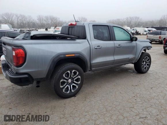 2023 GMC Canyon 4WD AT4 with VIN 1GTP6DEK1P1263245, listed as a Copart auction lot 83553294 with 0 mi miles and Salvage Title. Bid and sale history available at carsss.com. Image 3.