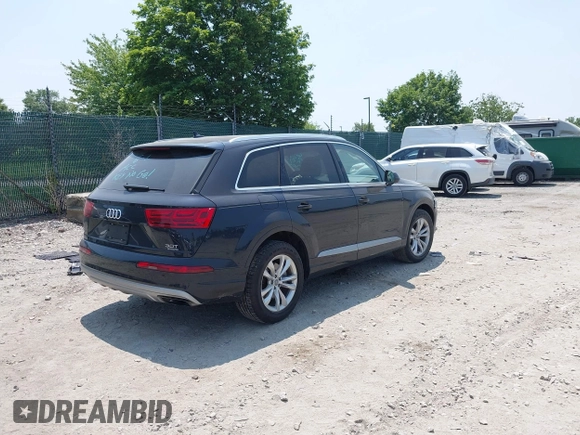 2017 Audi Q7 Premium Plus with VIN WA1LAAF76HD017887, listed as a IAAI auction lot 42426902 with 31,478 mi miles and . Bid and sale history available at DreamBid. Image 4.