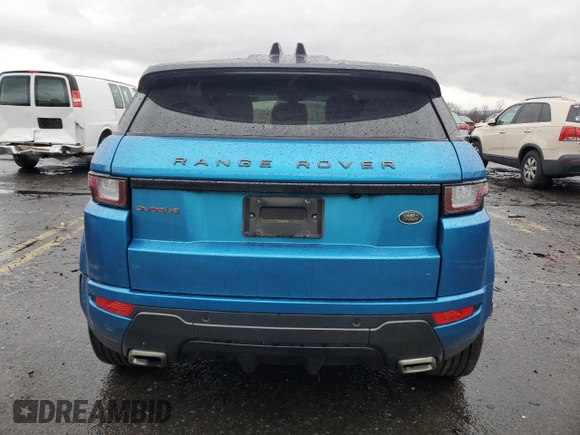2018 Land Rover Range Rover Evoque SE Premium with VIN SALVC2RX4JH292076, listed as a Copart auction lot 81226034 with Not Provided miles and Salvage Title. Bid and sale history available at DreamBid. Image 6.