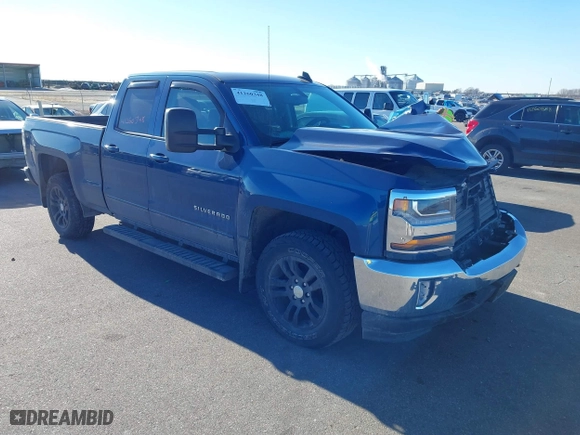 2017 Chevrolet Silverado 1500 LT with VIN 1GCVKREC2HZ288845, listed as a IAAI auction lot 41260348 with 97,494 mi miles. Bid and sale history available at carsss.com. Image 1.