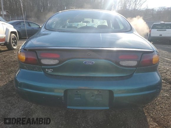 1996 Ford Taurus GL with VIN 1FALP52U1TA126586, listed as a Copart auction lot 46276755 with 125,786 mi miles and Salvage Title. Bid and sale history available at carsss.com. Image 6.