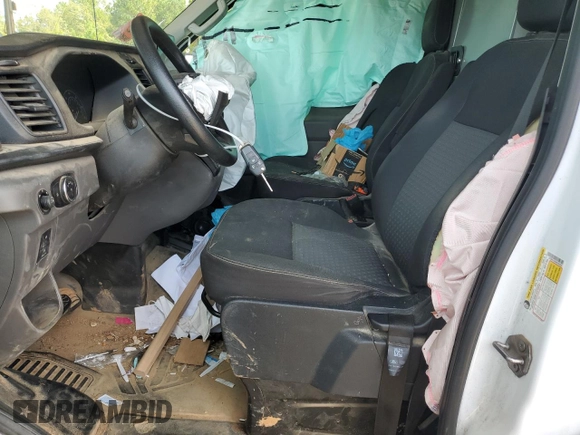 2021 Ford Transit Cargo with VIN 1FTBR1C85MKA88804, listed as a Copart auction lot 69792534 with Not Provided miles and Salvage Title. Bid and sale history available at DreamBid. Image 7.
