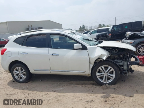 2013 Nissan Rogue S with VIN JN8AS5MV7DW104560, listed as a IAAI auction lot 41792395 with 104,201 mi miles and . Bid and sale history available at DreamBid. Image 14.