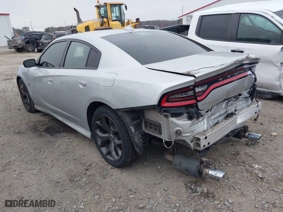 2019 Dodge Charger R/T with VIN 2C3CDXCT2KH605656, listed as a IAAI auction lot 41464186 with 118,254 mi miles. Bid and sale history available at carsss.com. Image 3.