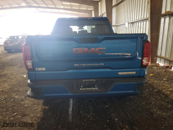 2022 GMC Sierra 1500 Elevation with VIN 1GTPHCED2NZ598910, listed as a Copart auction lot 61255804 with 34,686 mi miles and Salvage Title. Bid and sale history available at carsss.com. Image 6.
